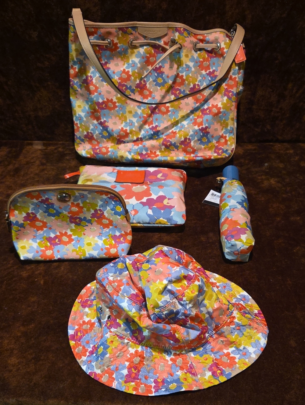 Coach Floral Accessories Set - Multi-Color